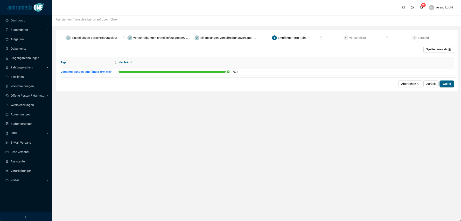 Schritt 4: Ermittlung aller relevanten EmpfängerInnen