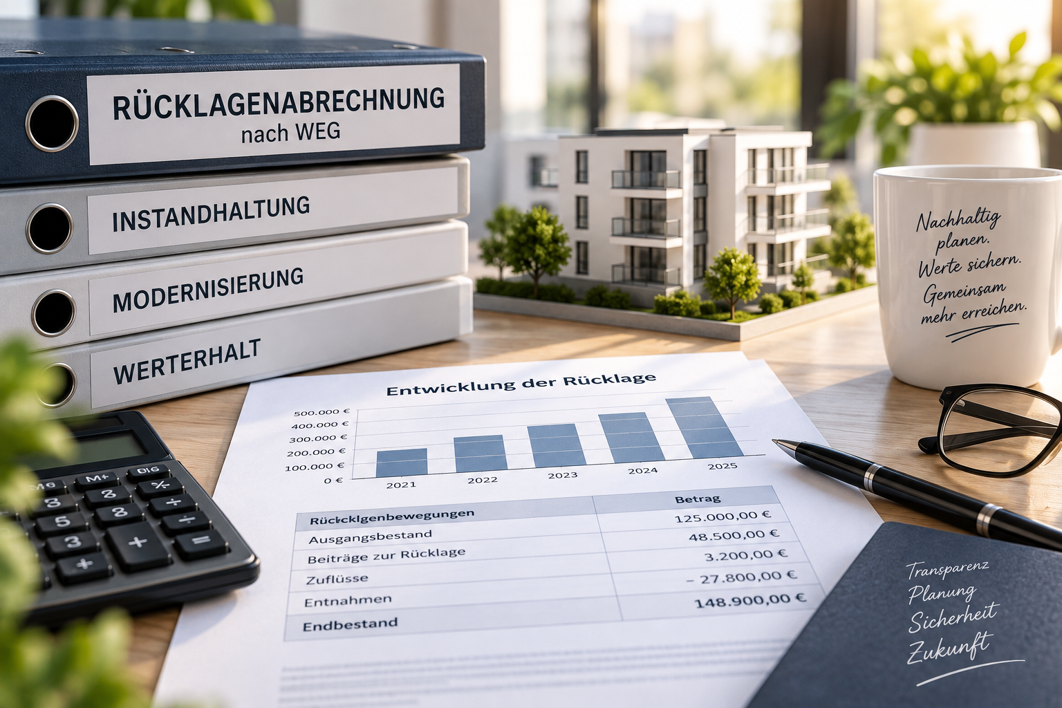 Rücklagenabrechnung nach WEG: 7 erfolgreiche Tipps für Hausverwaltungen