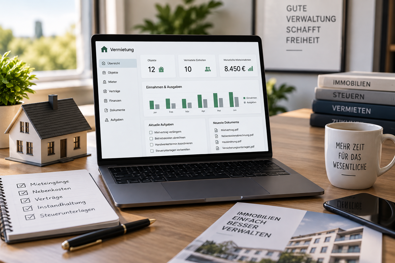 Vermieter Software Vergleich für die digitale Immobilienverwaltung