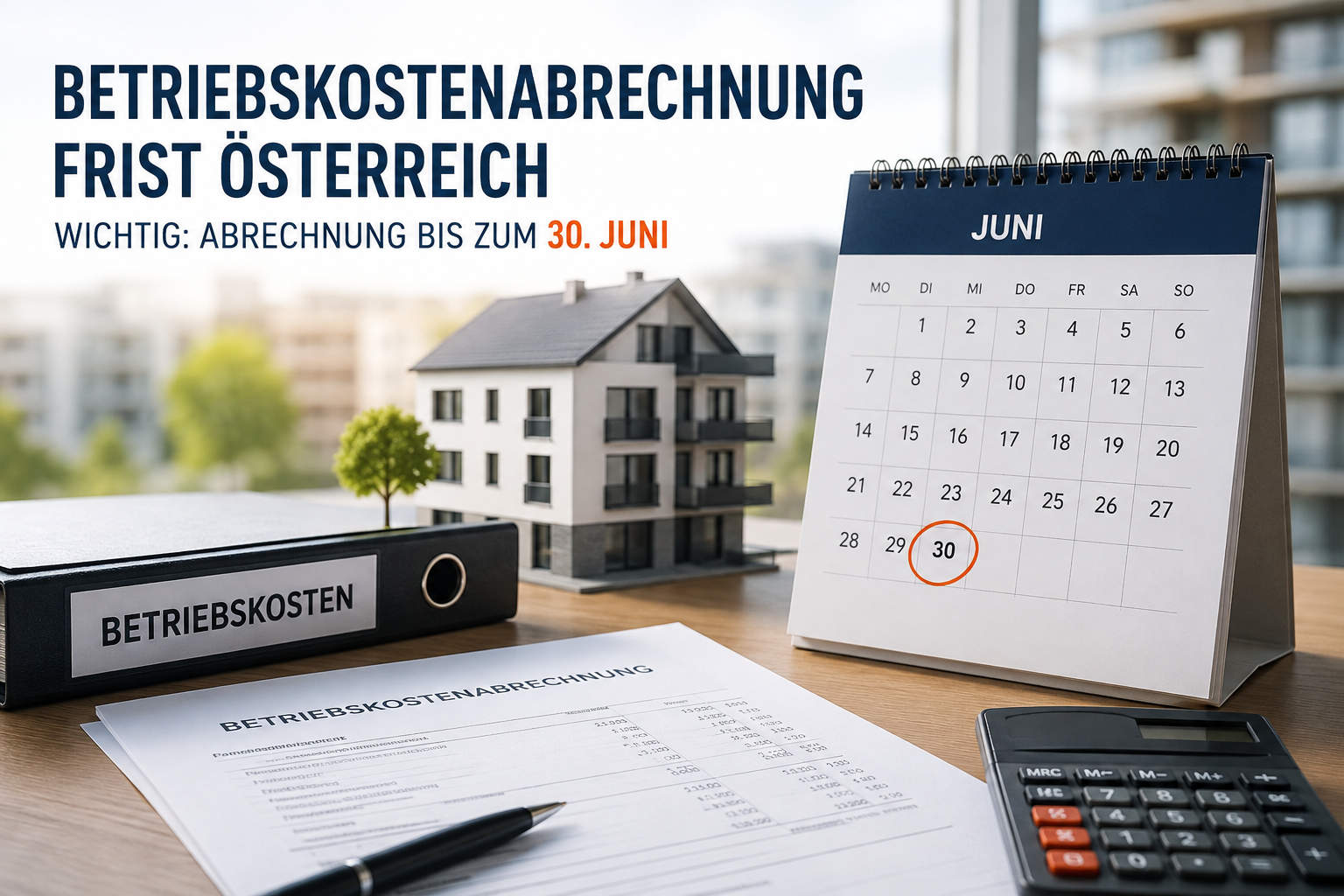 Betriebskostenabrechnung Frist &Ouml;sterreich
