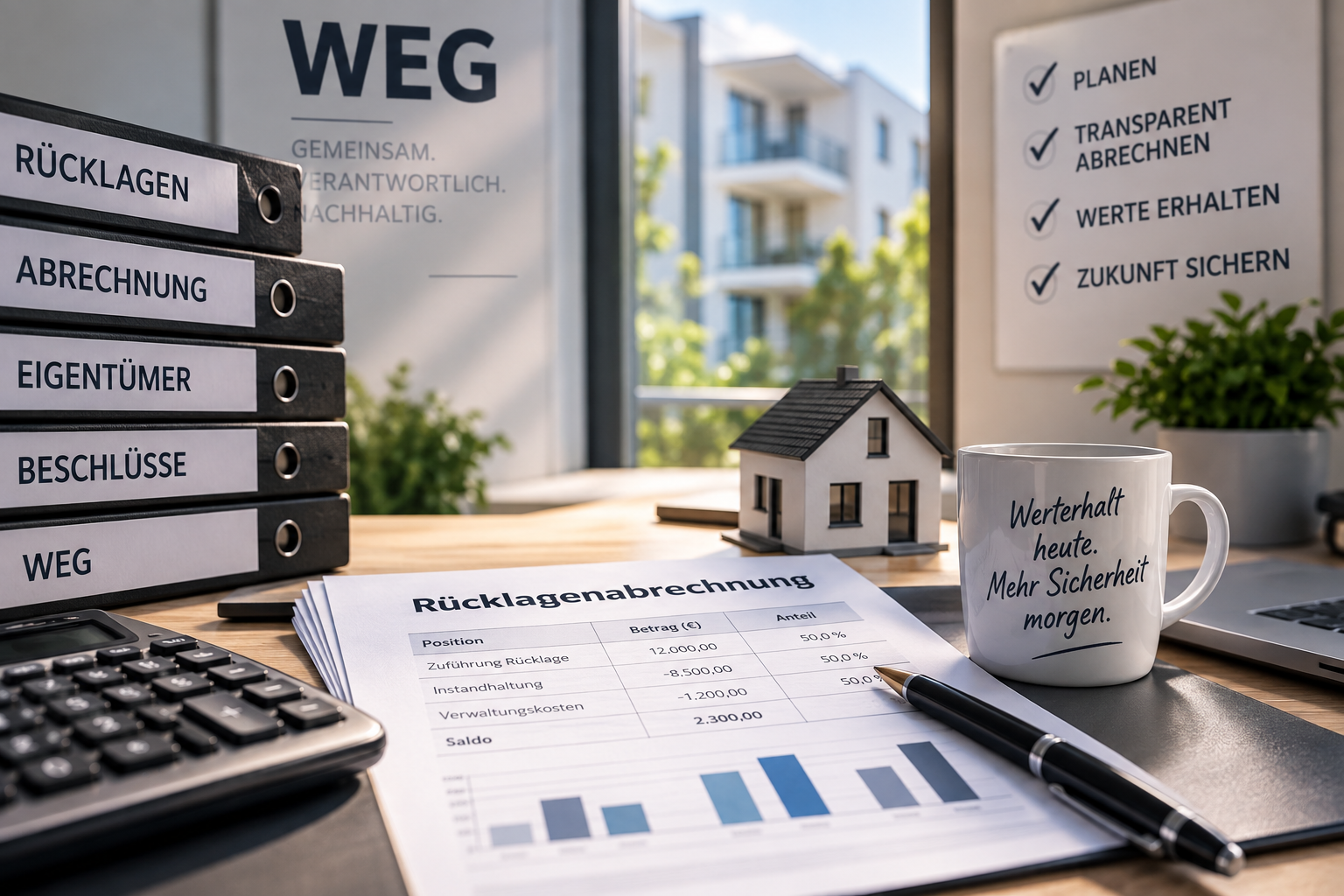 Rücklagenabrechnung nach WEG: 7 erfolgreiche Tipps für Hausverwaltungen