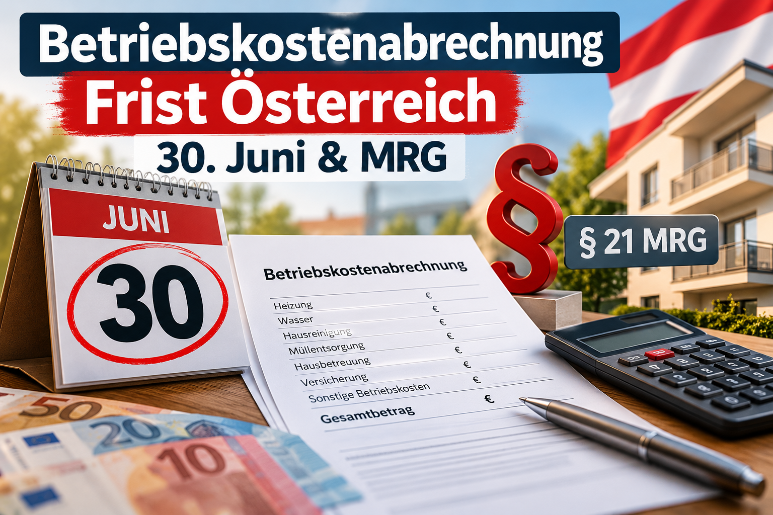 Betriebskostenabrechnung Frist Österreich