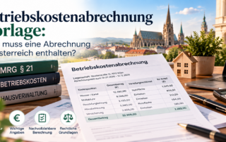Betriebskostenabrechnung Vorlage für Hausverwaltungen in Österreich